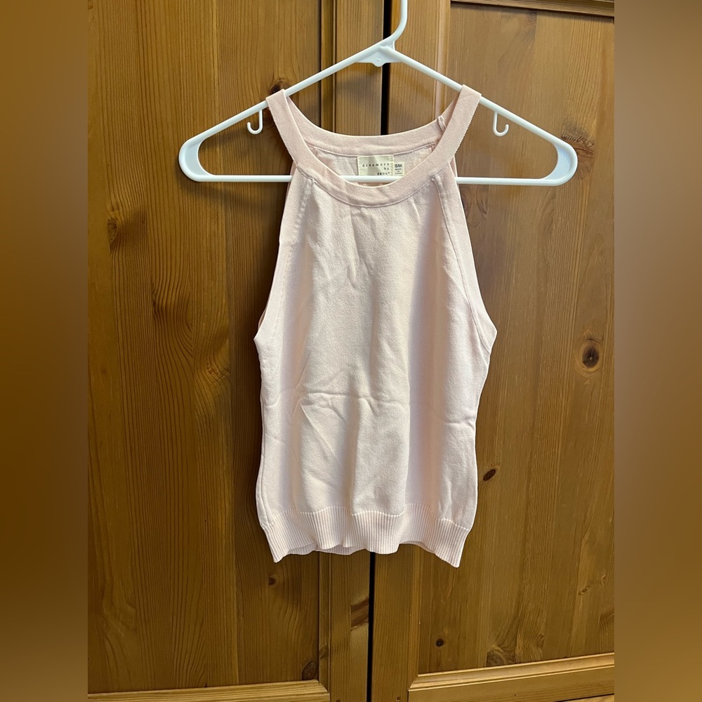 Dreamers brand light pink high neck tank top Women’s size S/M